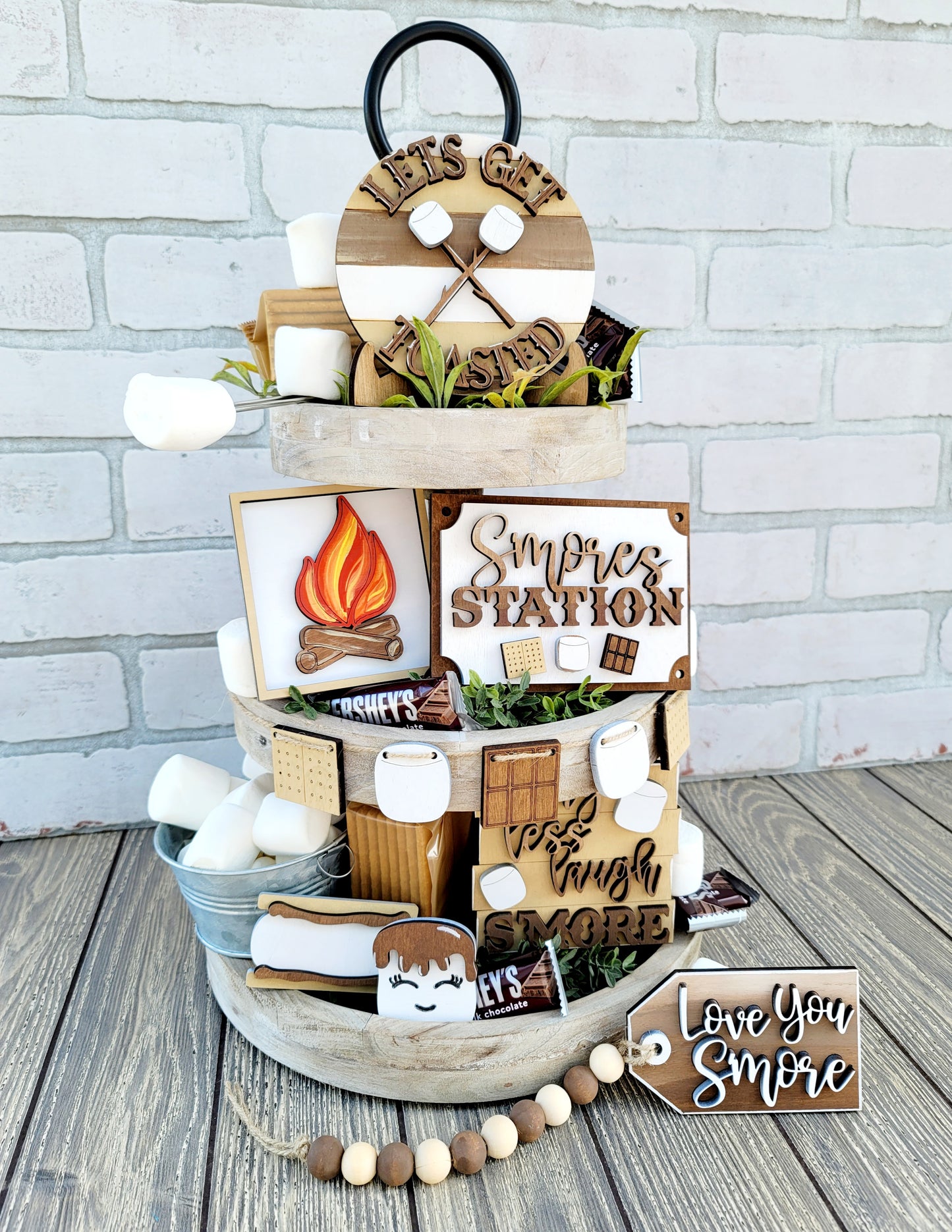 S'mores Tiered Tray Set