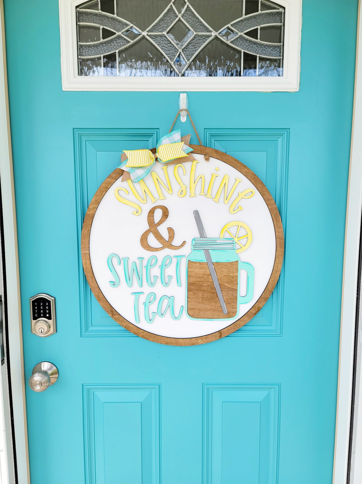 Sunshine & Sweet Tea Door Hanger