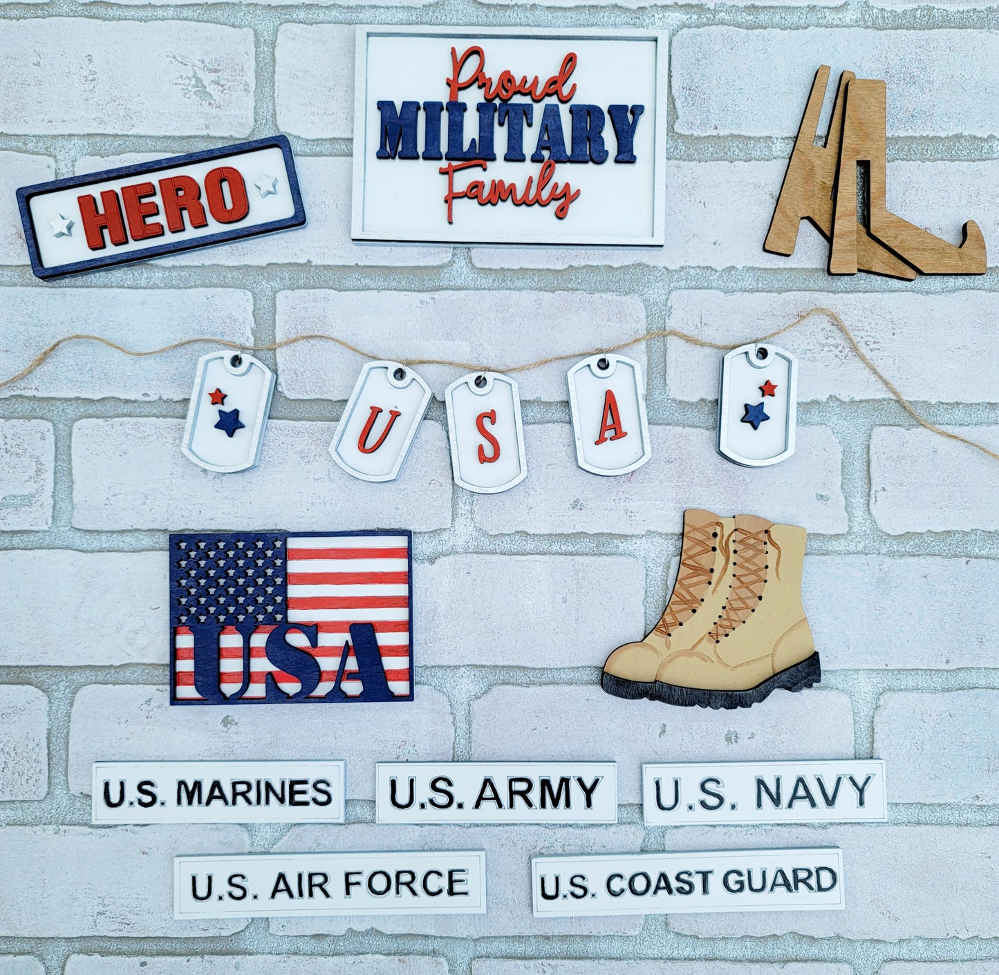 Military Tiered Tray Set