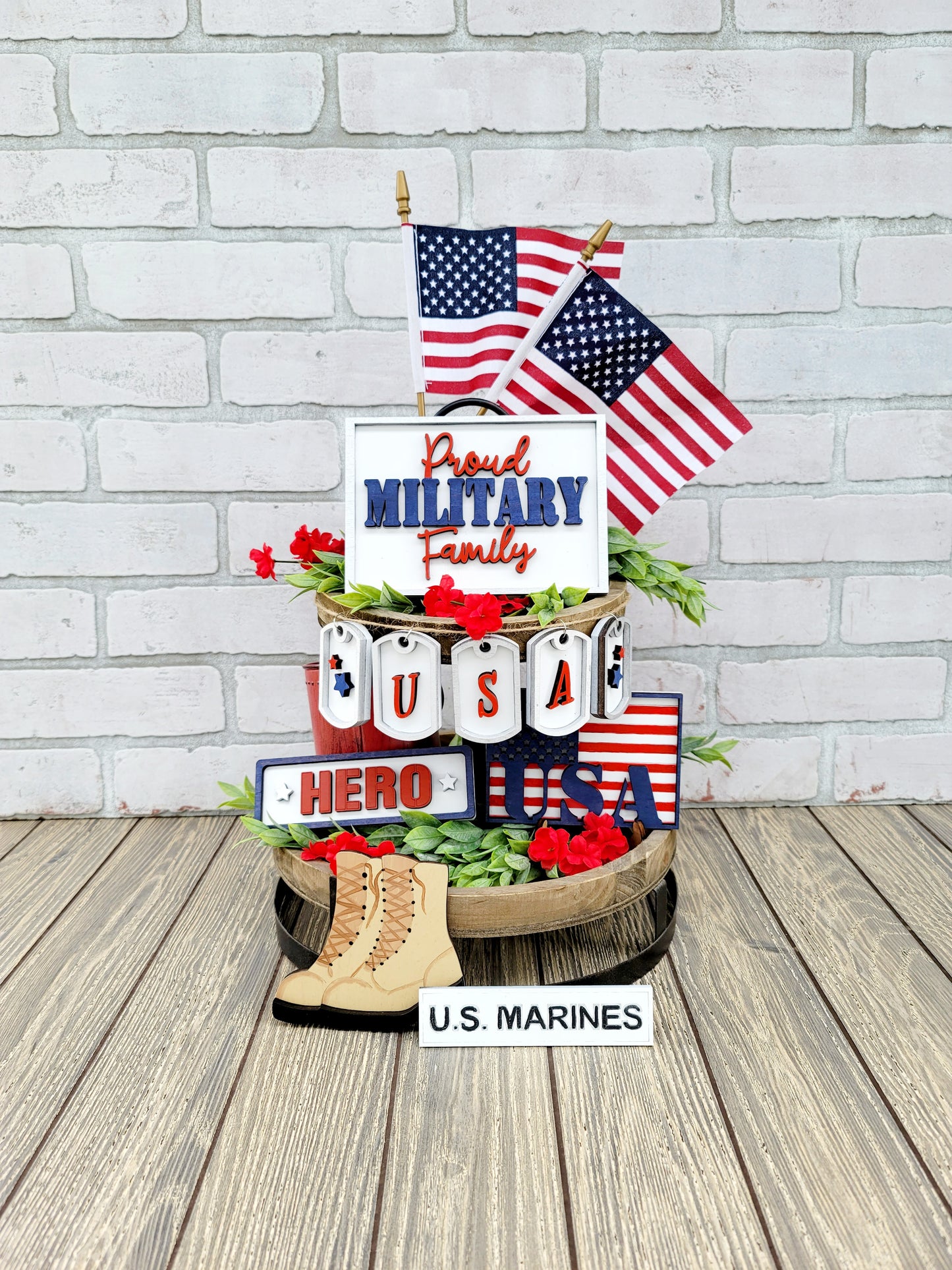 Military Tiered Tray Set