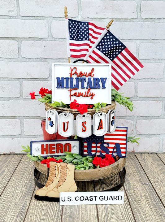 Military Tiered Tray Set