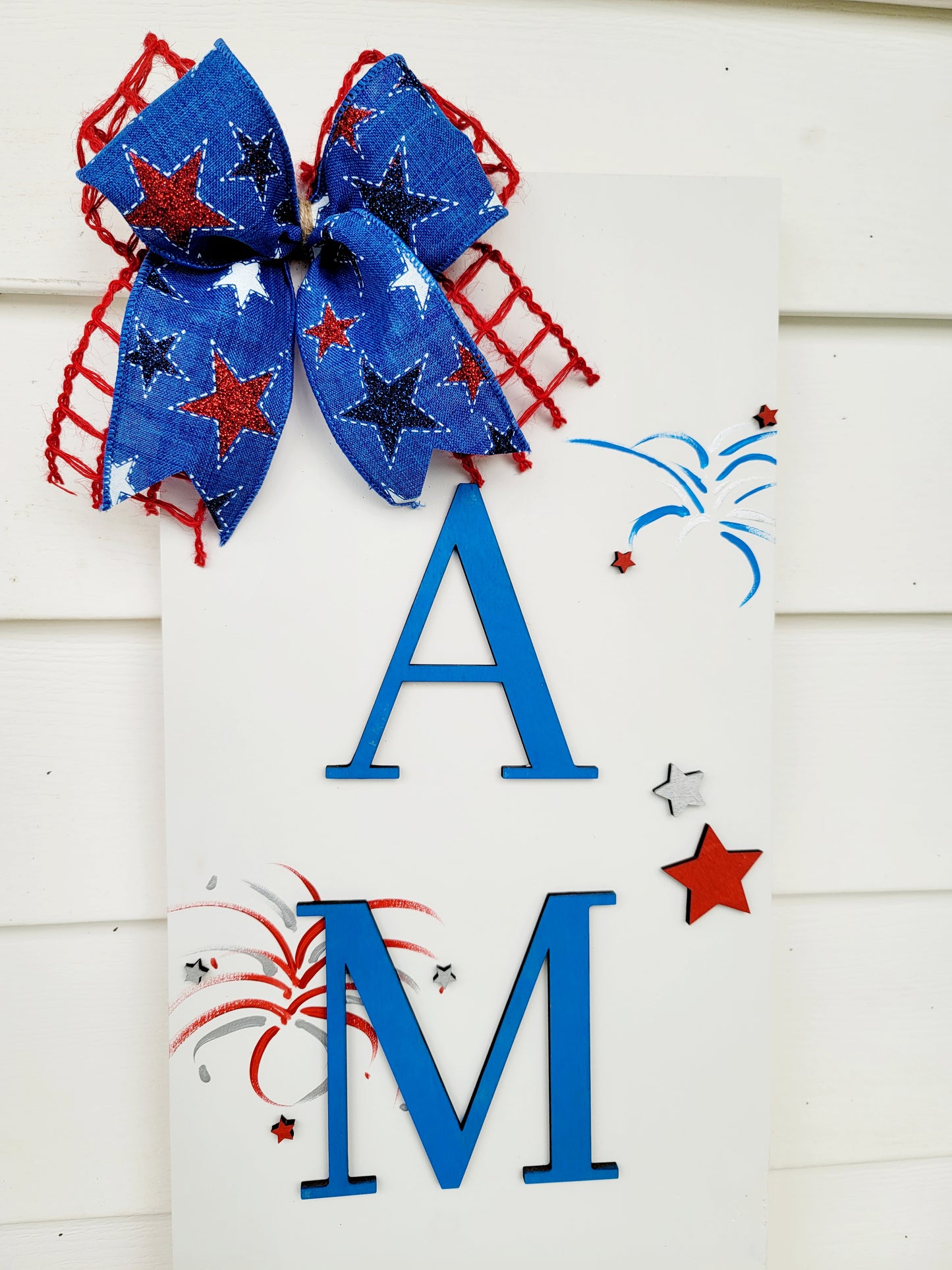 Patriotic Porch Leaner