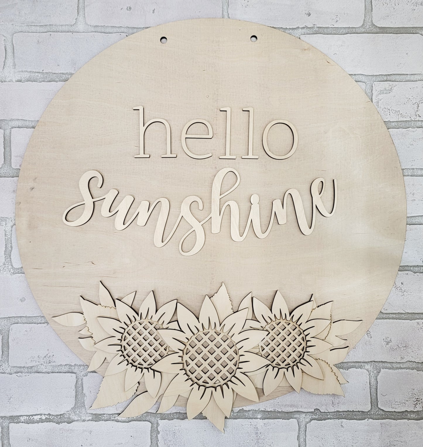 Hello Sunshine Door Hanger