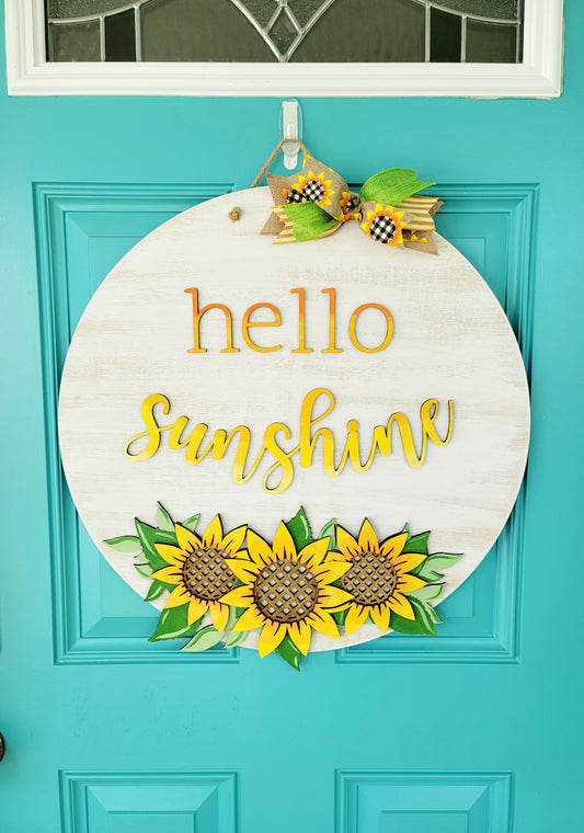 Hello Sunshine Door Hanger- wholesale