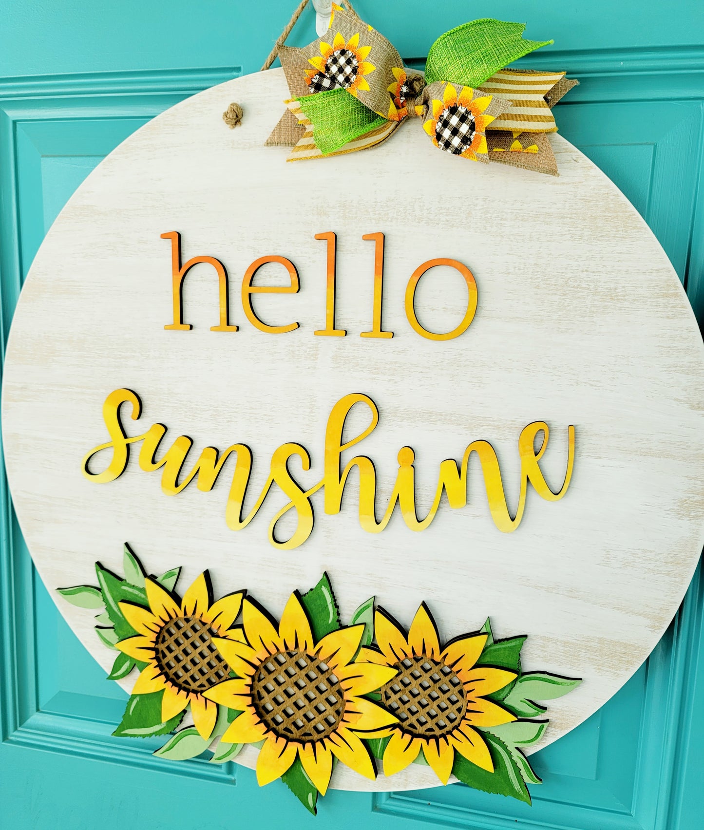 Hello Sunshine Door Hanger