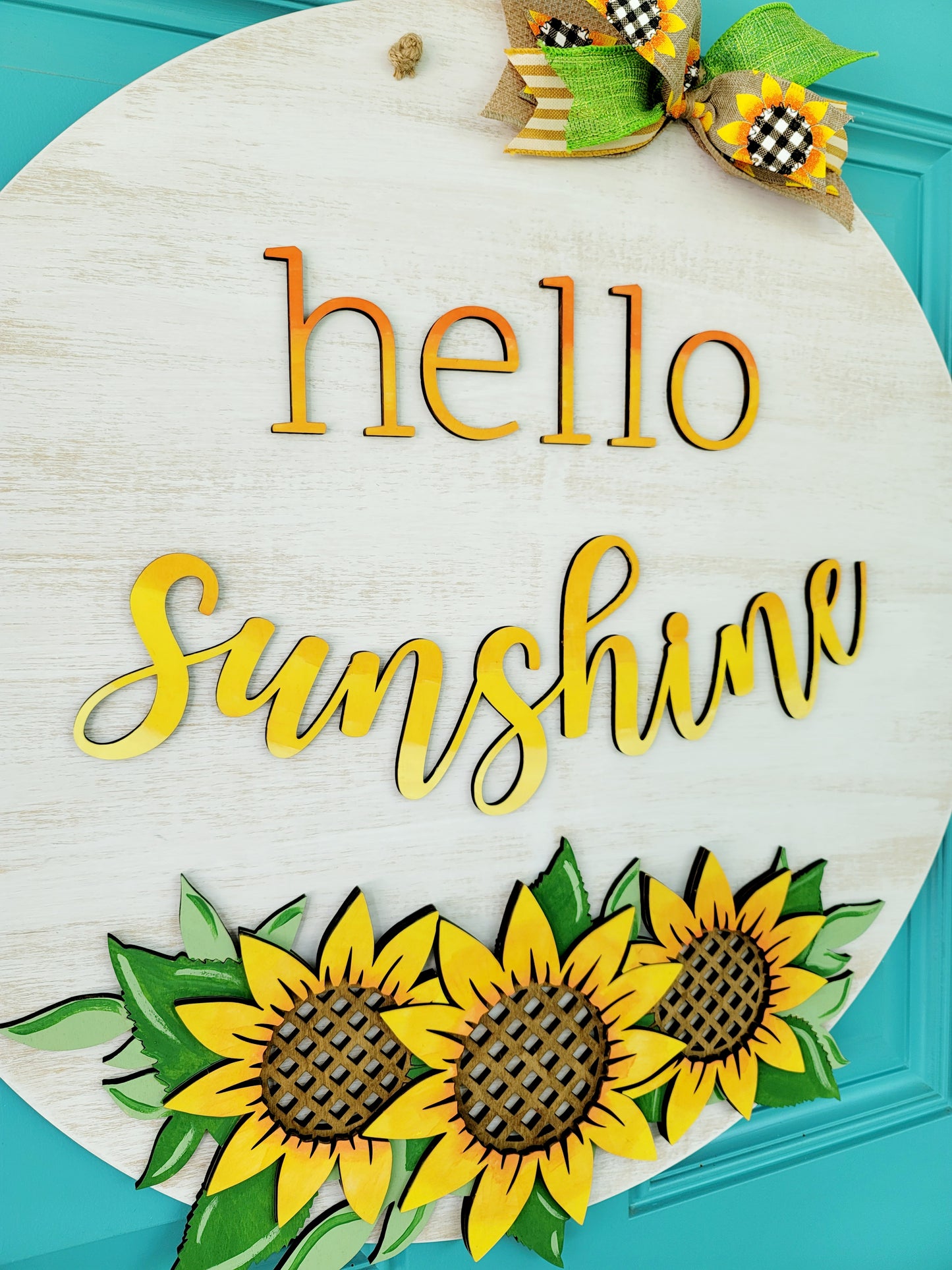 Hello Sunshine Door Hanger