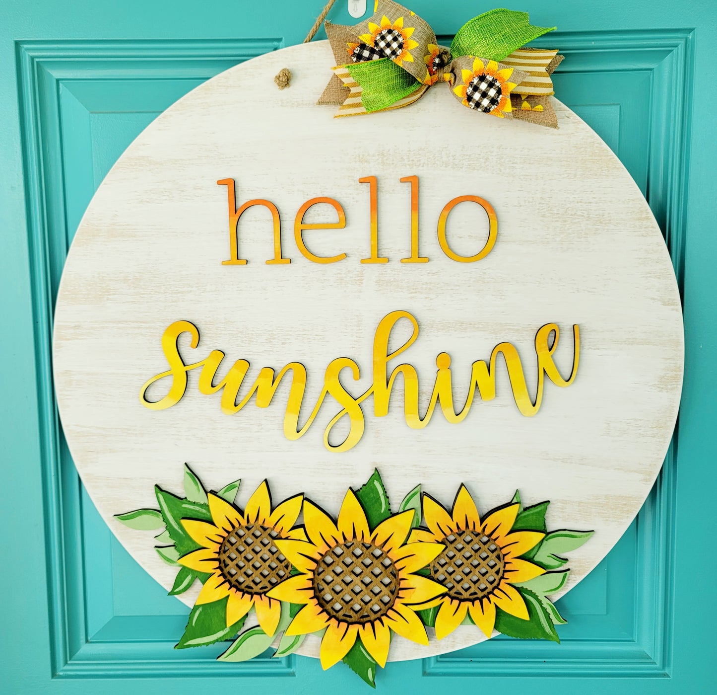 Hello Sunshine Door Hanger