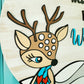 Warm Winter Wishes Deer Door Hanger