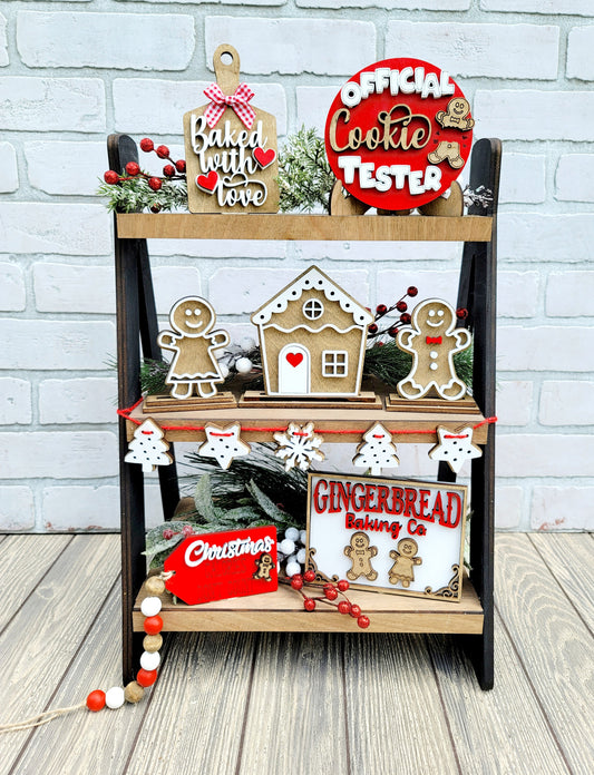 Gingerbread Tiered Tray Set- wholesale