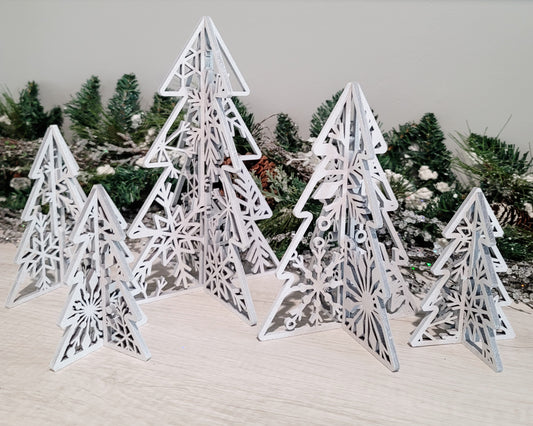 Set of 5 Freestanding Trees
