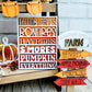 Fall Pumpkin Tiered Tray Set