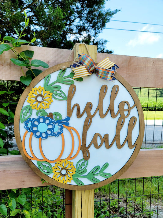 Hello Fall Door Hanger- wholesale