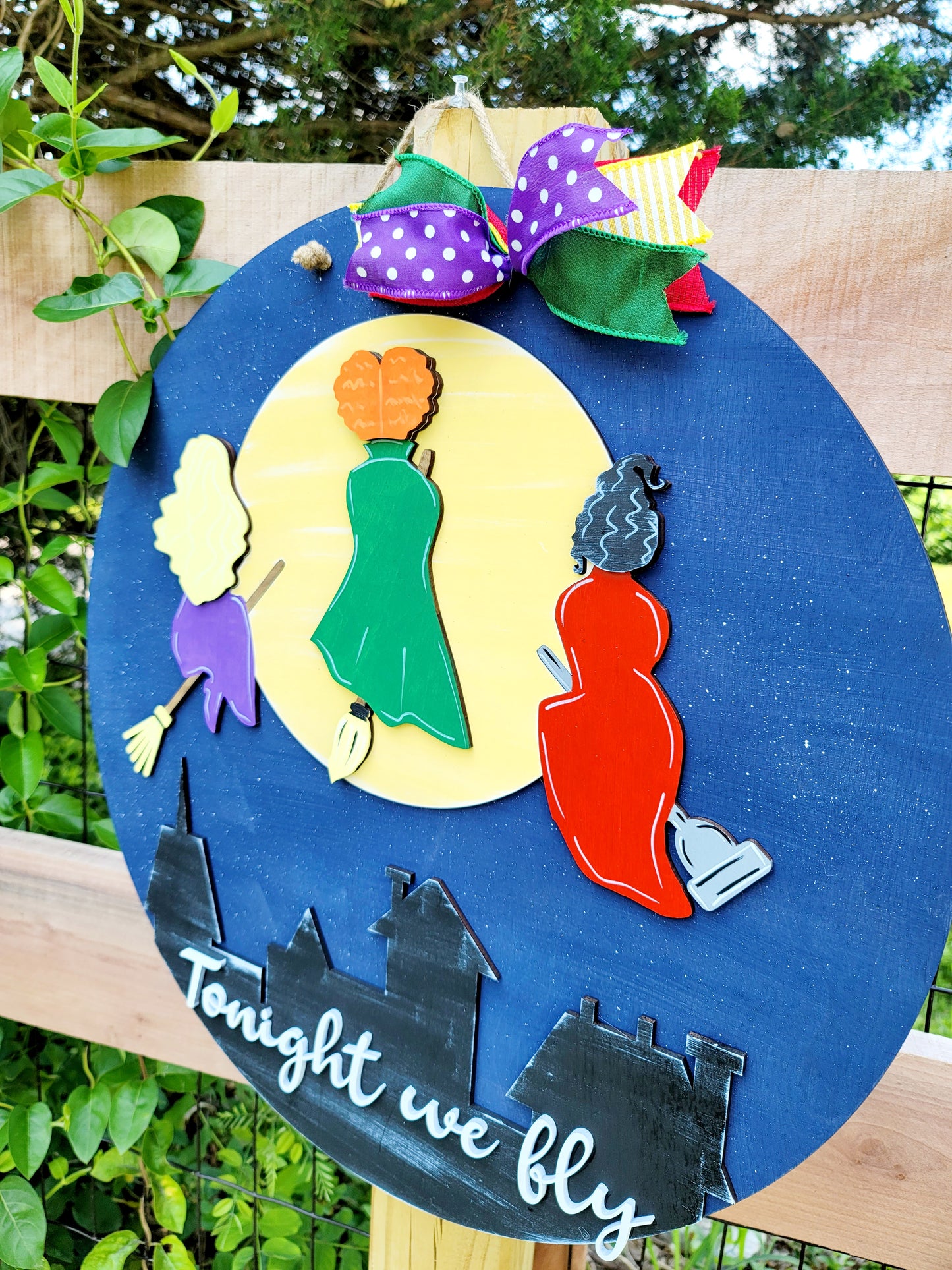 Hocus Pocus-Tonight We Fly Door Hanger