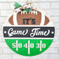 Its Game Time Football Door Hanger