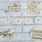 Christmas Vacation Tiered Tray Set