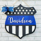 Police/ Thin Blue Line Door Hanger