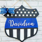 Police/ Thin Blue Line Door Hanger
