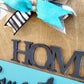 Home Sweet Home Chevron Door Hanger