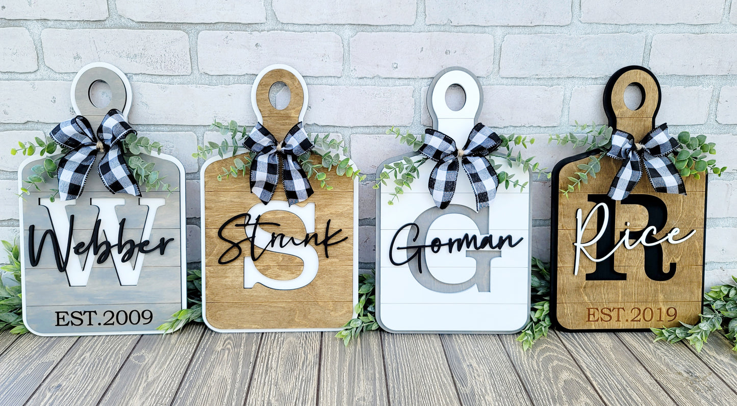 Personalized Decorative Cutting Boards