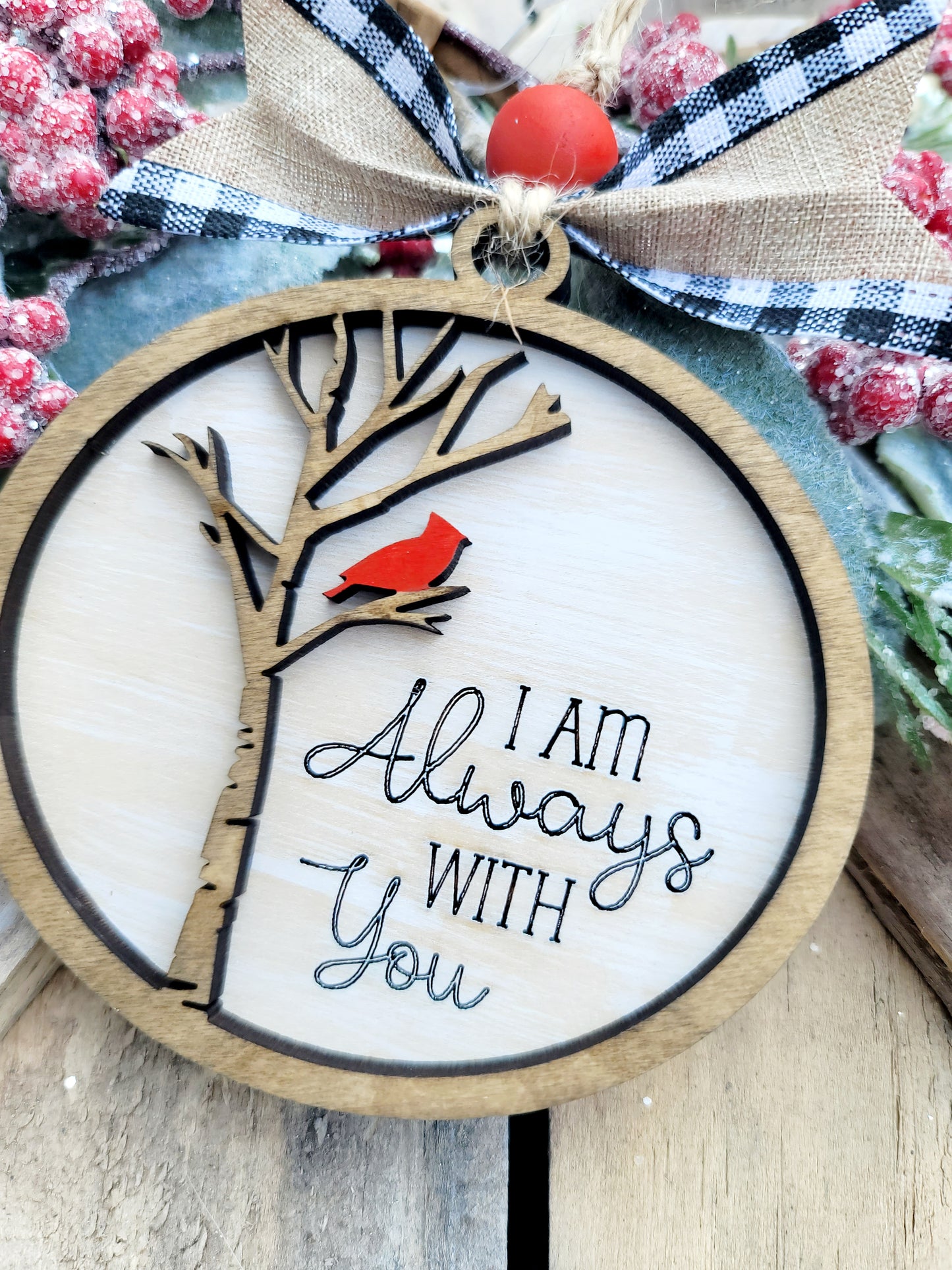 I am always with you ornament