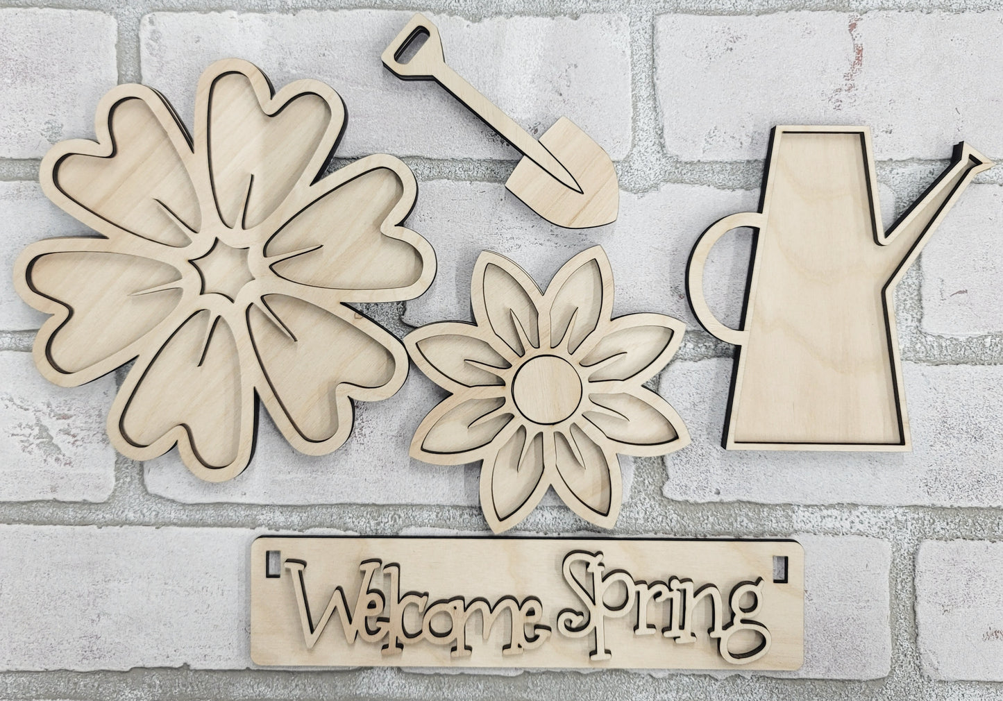 Welcome Spring- Interchangeable Insert