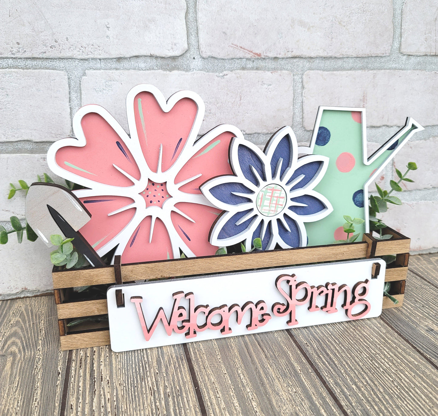 Welcome Spring- Interchangeable Insert