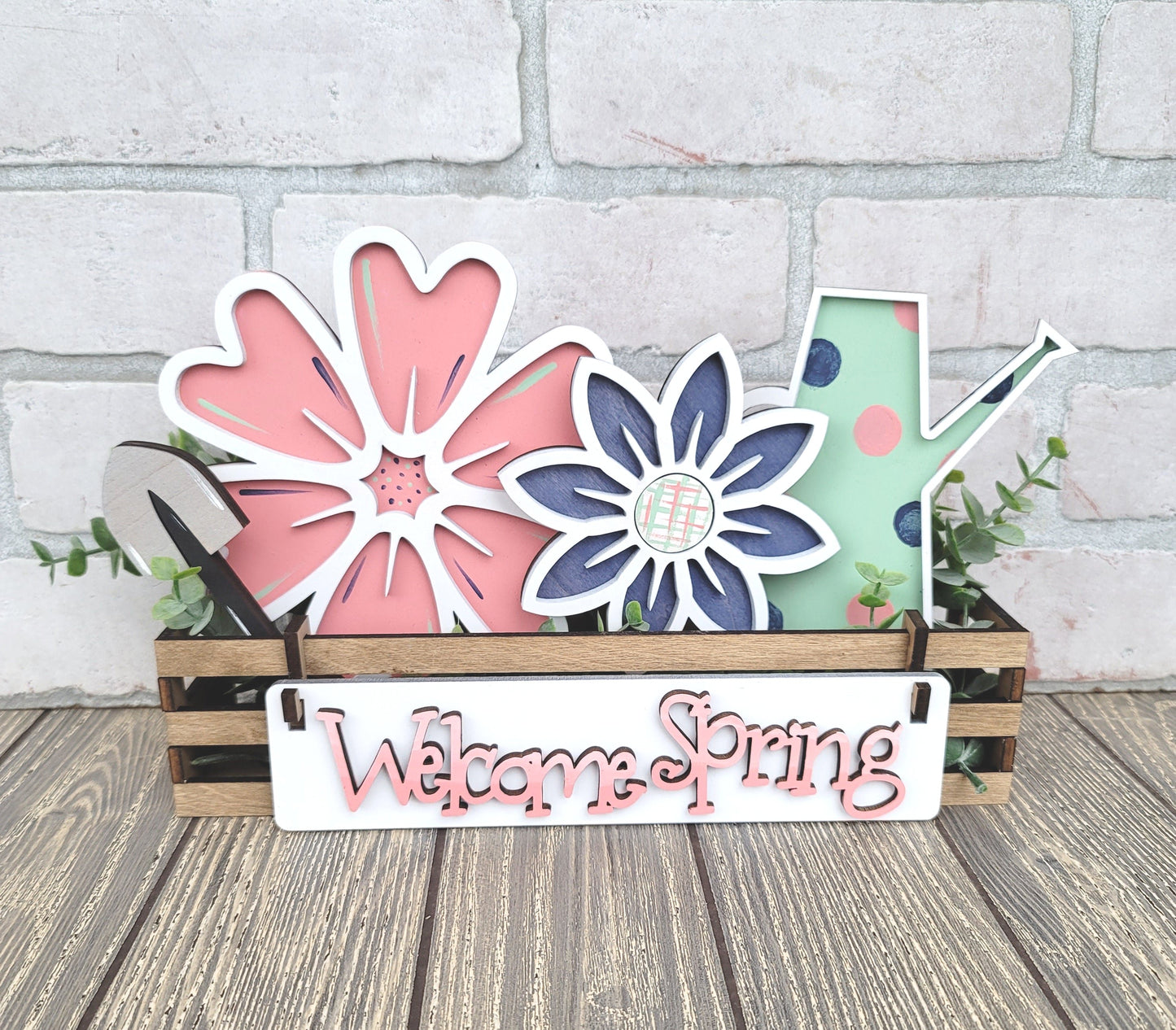 Welcome Spring- Interchangeable Insert