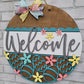 Welcome Easter Egg Door Hanger