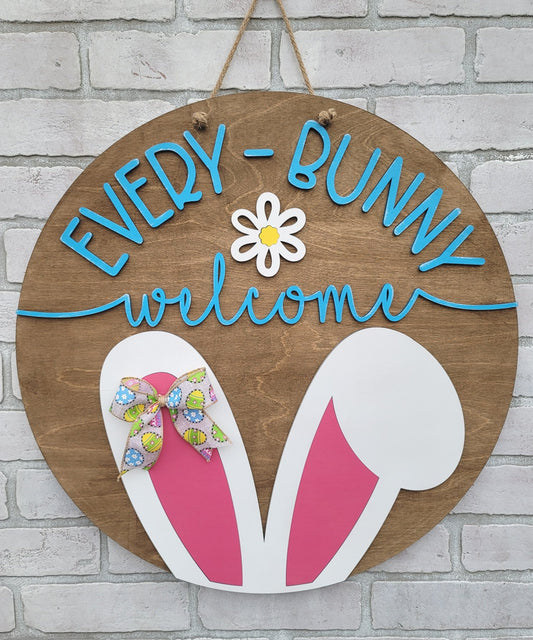 Every Bunny Welcome Door Hanger- wholesale