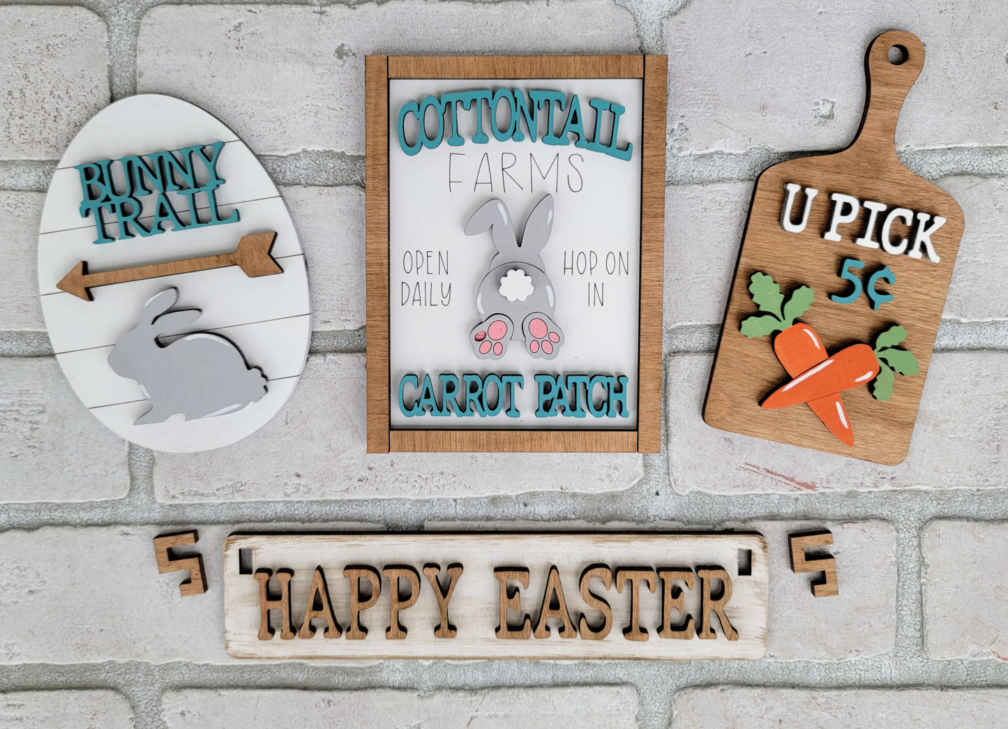 Happy Easter- Interchangeable Inserts