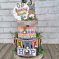 Easter Hop Tiered Tray Set