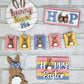 Easter Hop Tiered Tray Set