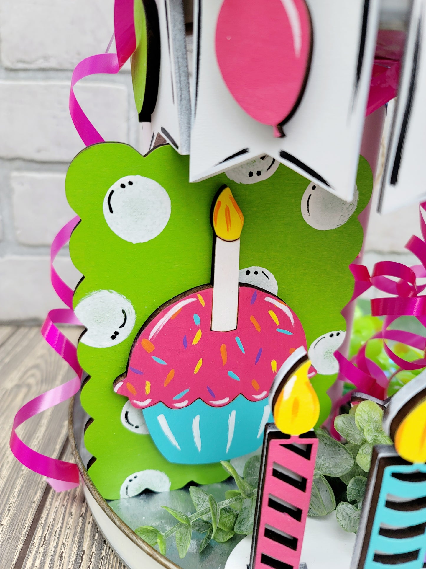 Birthday Tiered Tray Set