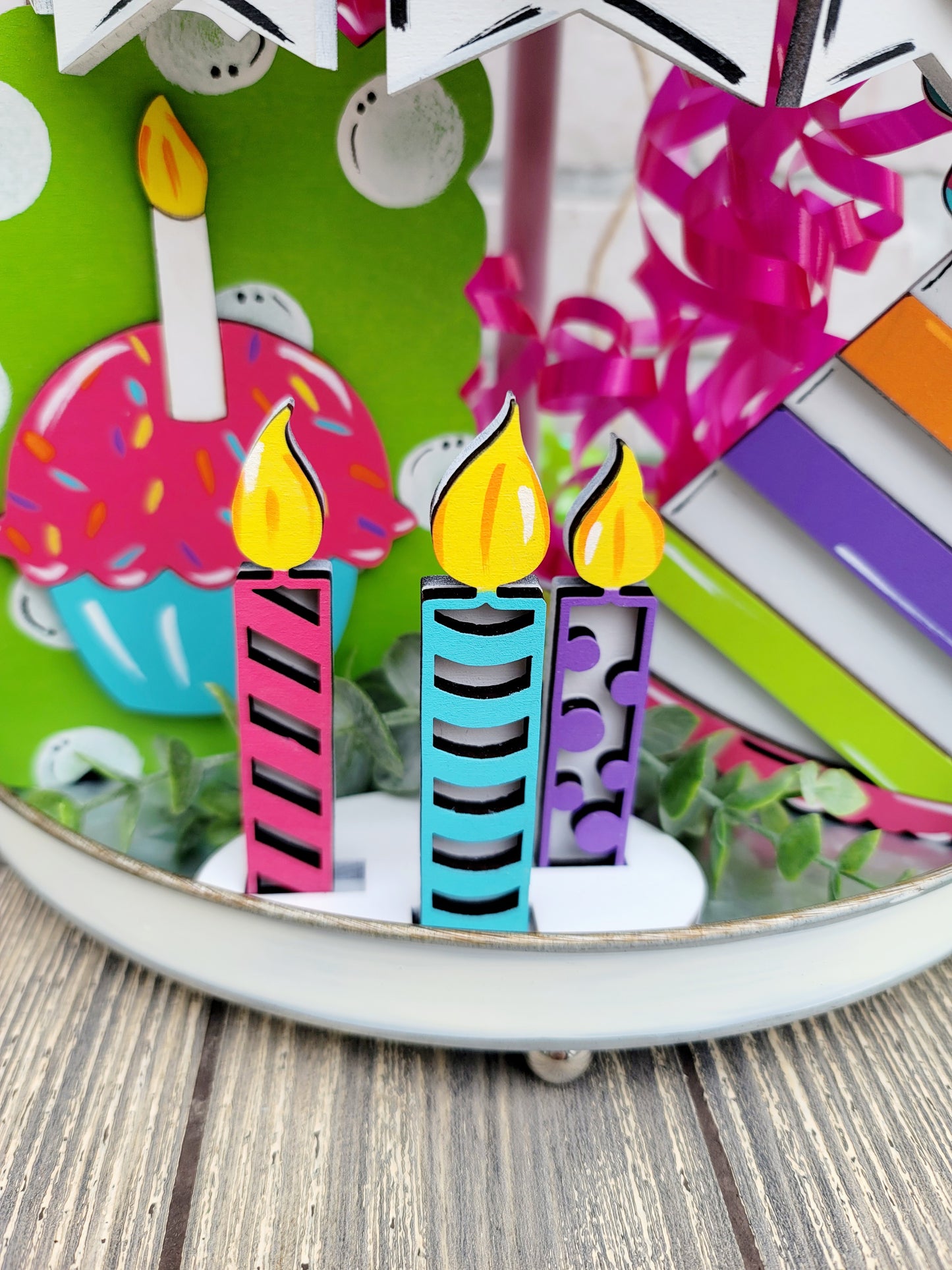 Birthday Tiered Tray Set