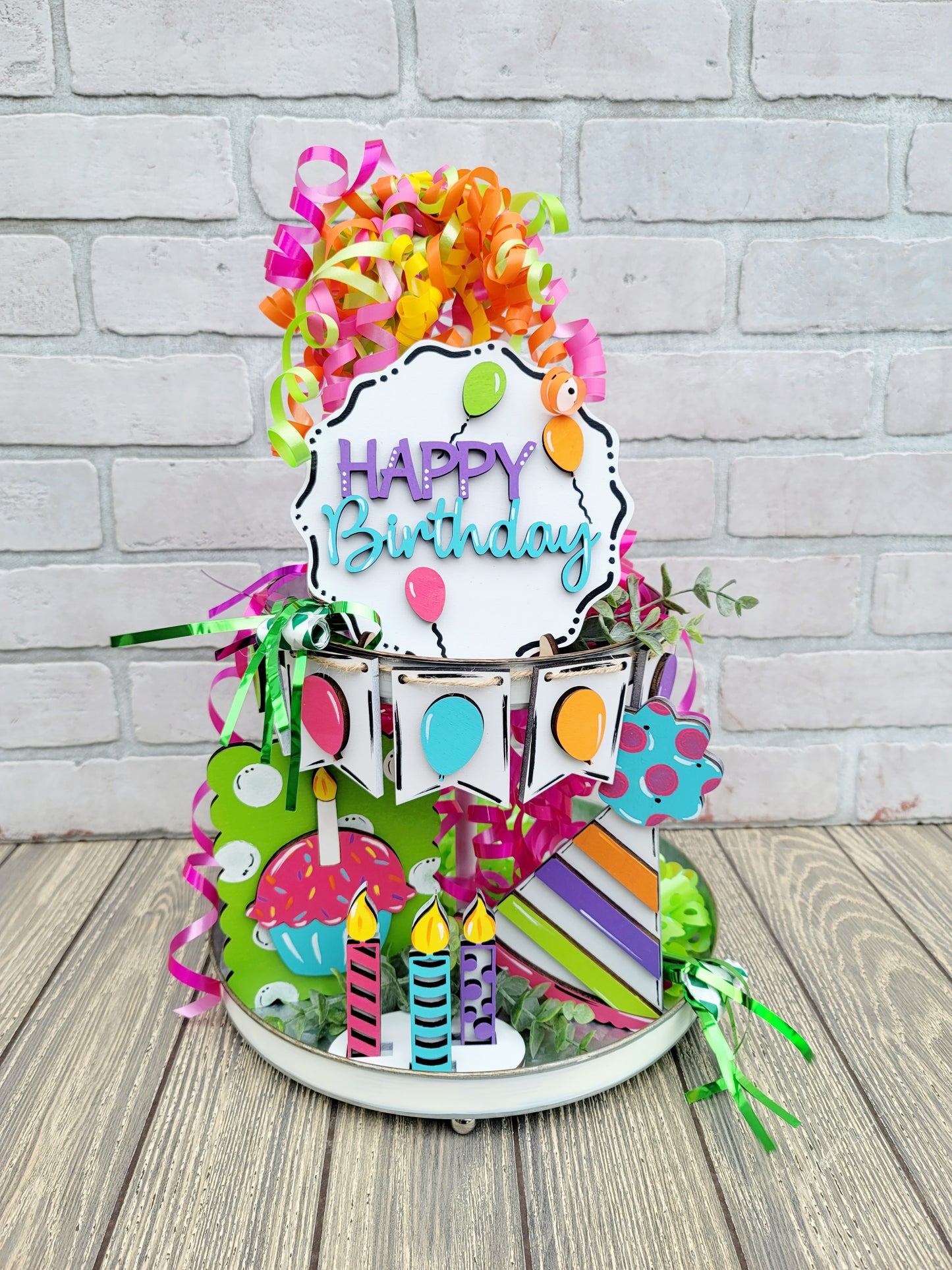 Birthday Tiered Tray Set