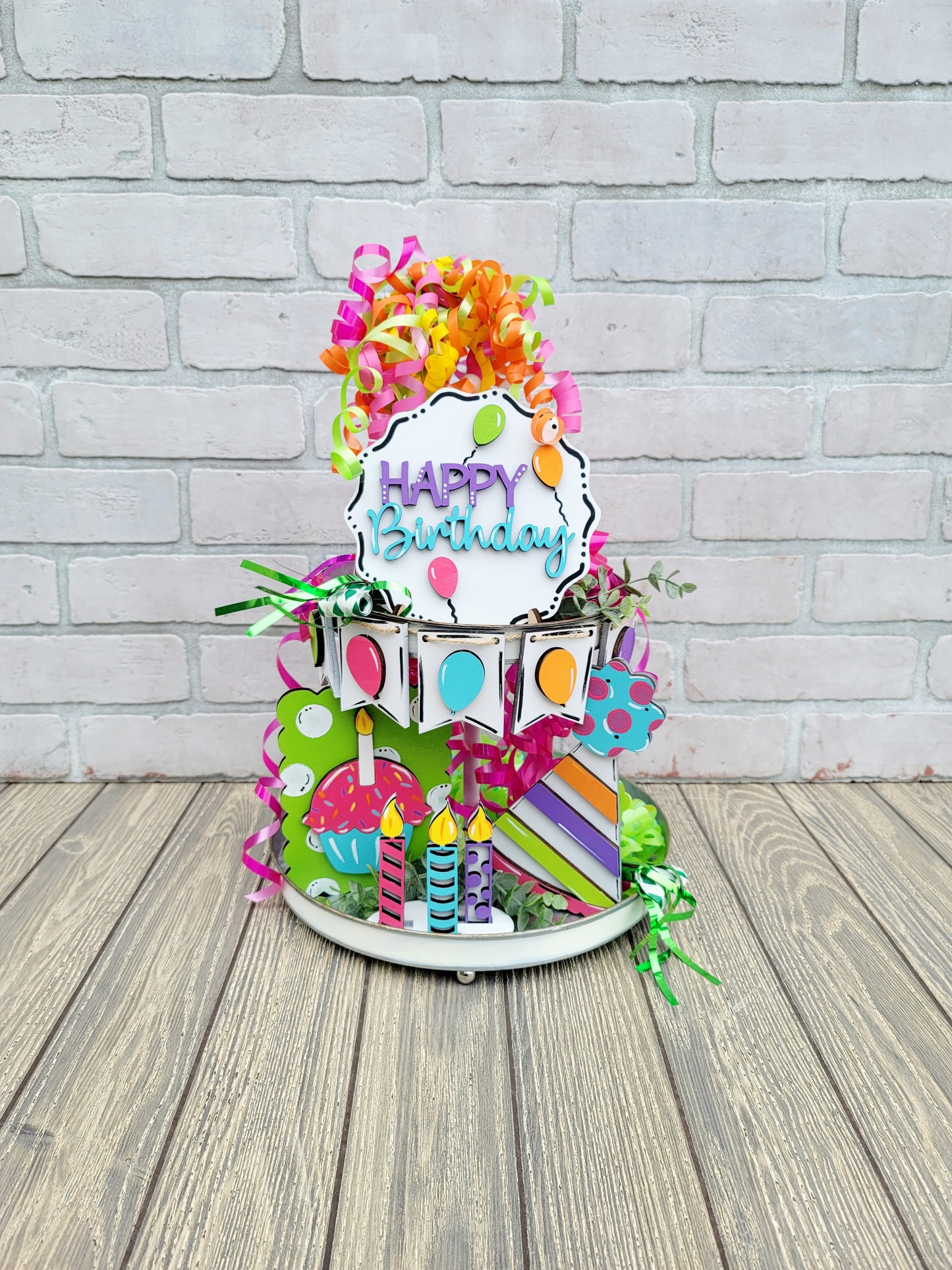 Birthday Tiered Tray Set