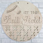 At the Ball Field Door Hanger