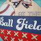 At the Ball Field Door Hanger