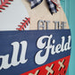 At the Ball Field Door Hanger