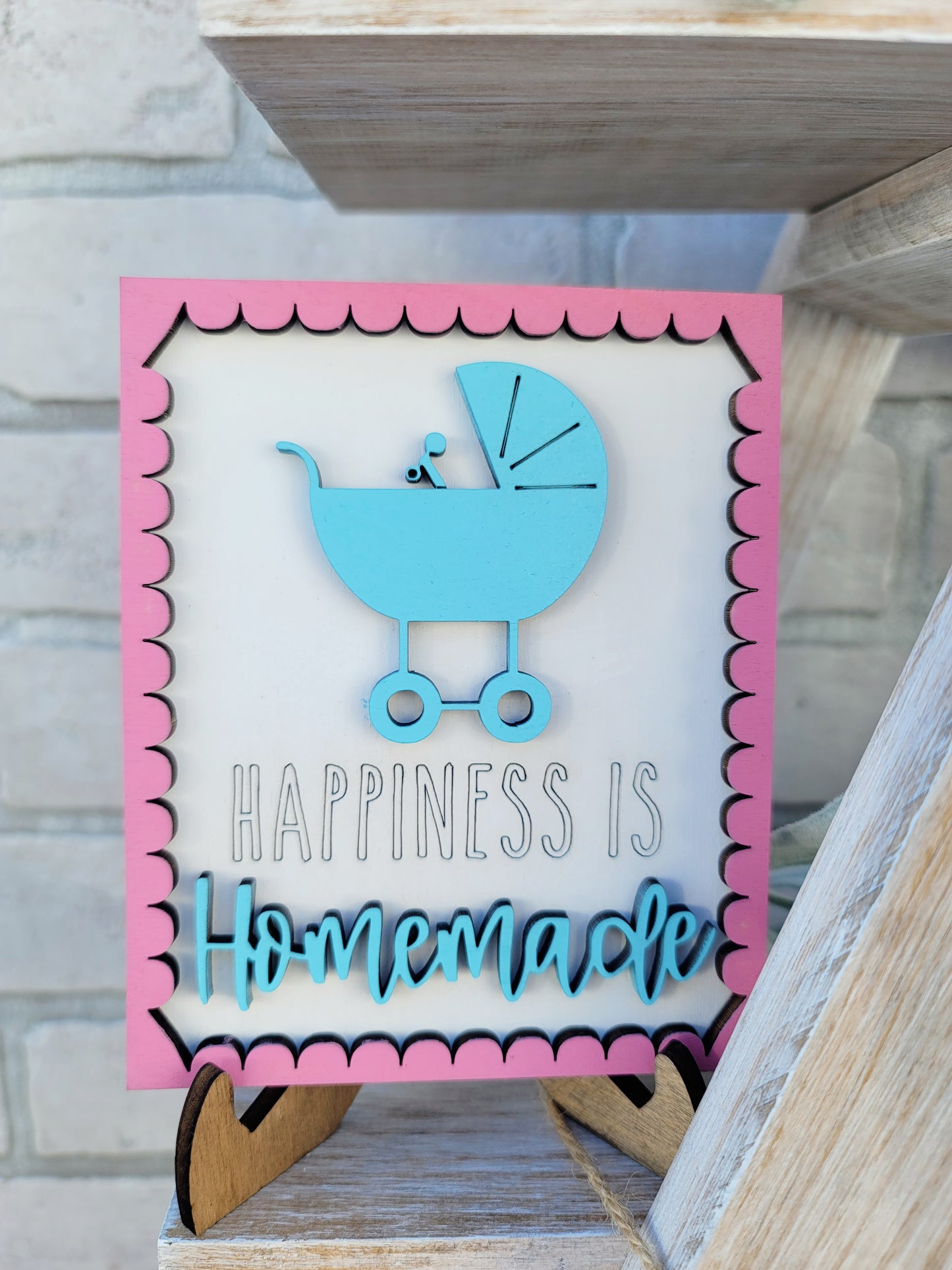 Baby Shower/Gender Reveal Tiered Tray Set