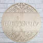 Welcome Boho Door Hanger