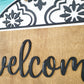 Welcome Boho Door Hanger