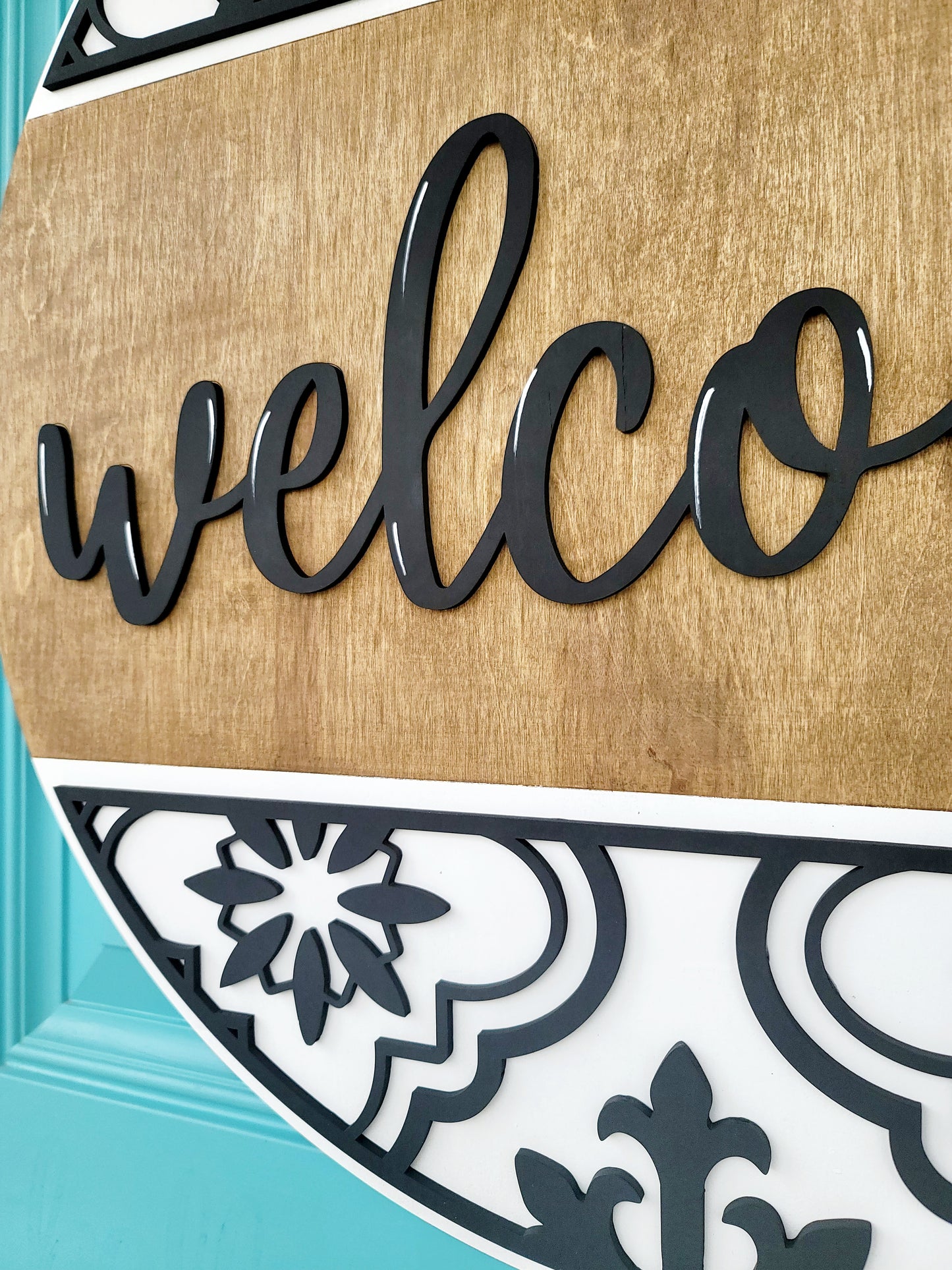 Welcome Boho Door Hanger