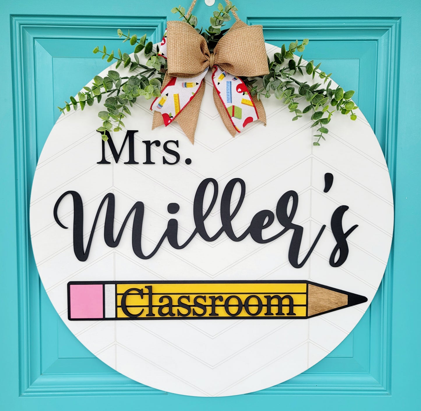 Personalized Classroom Door Hanger