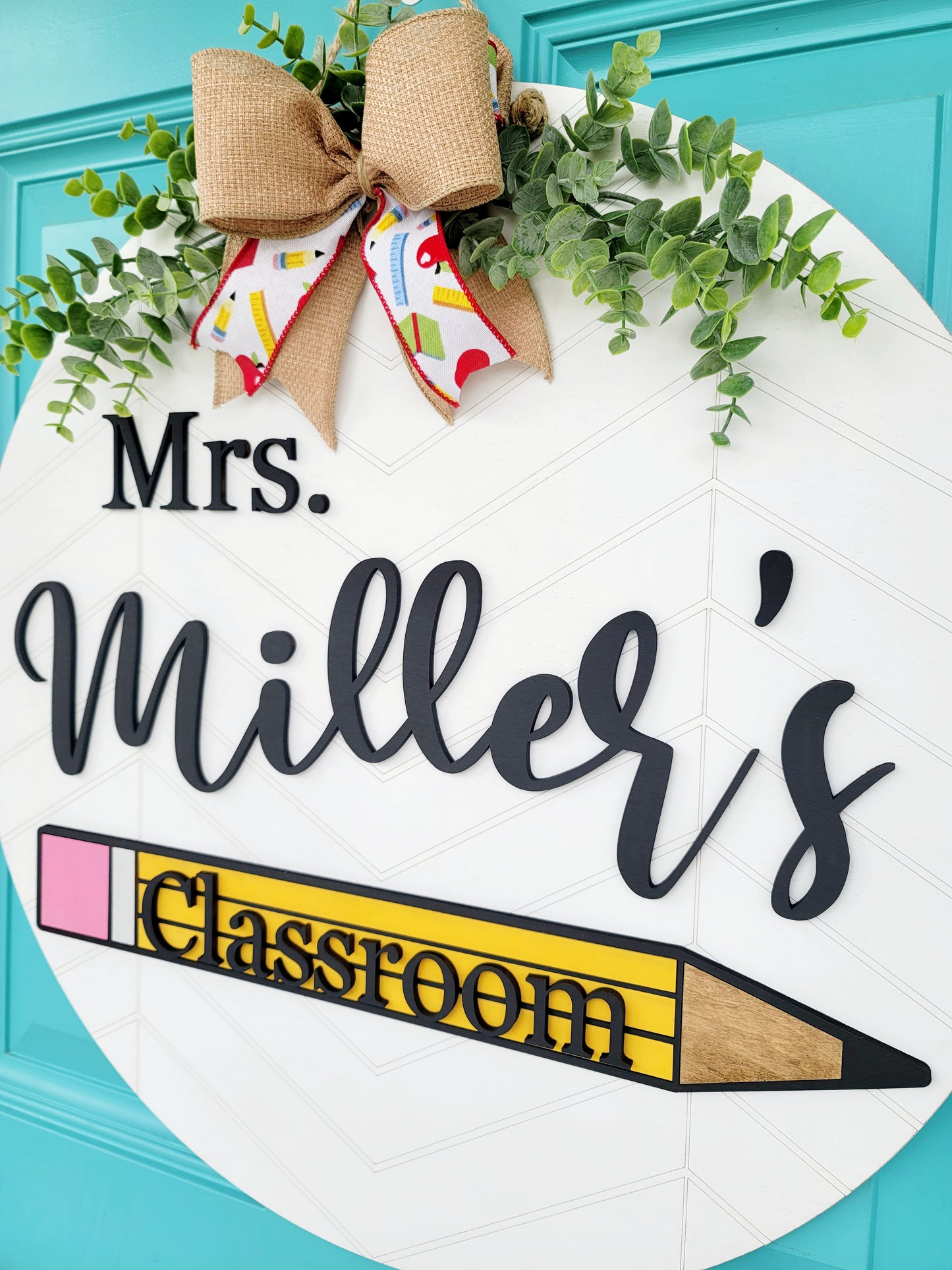 Personalized Classroom Door Hanger