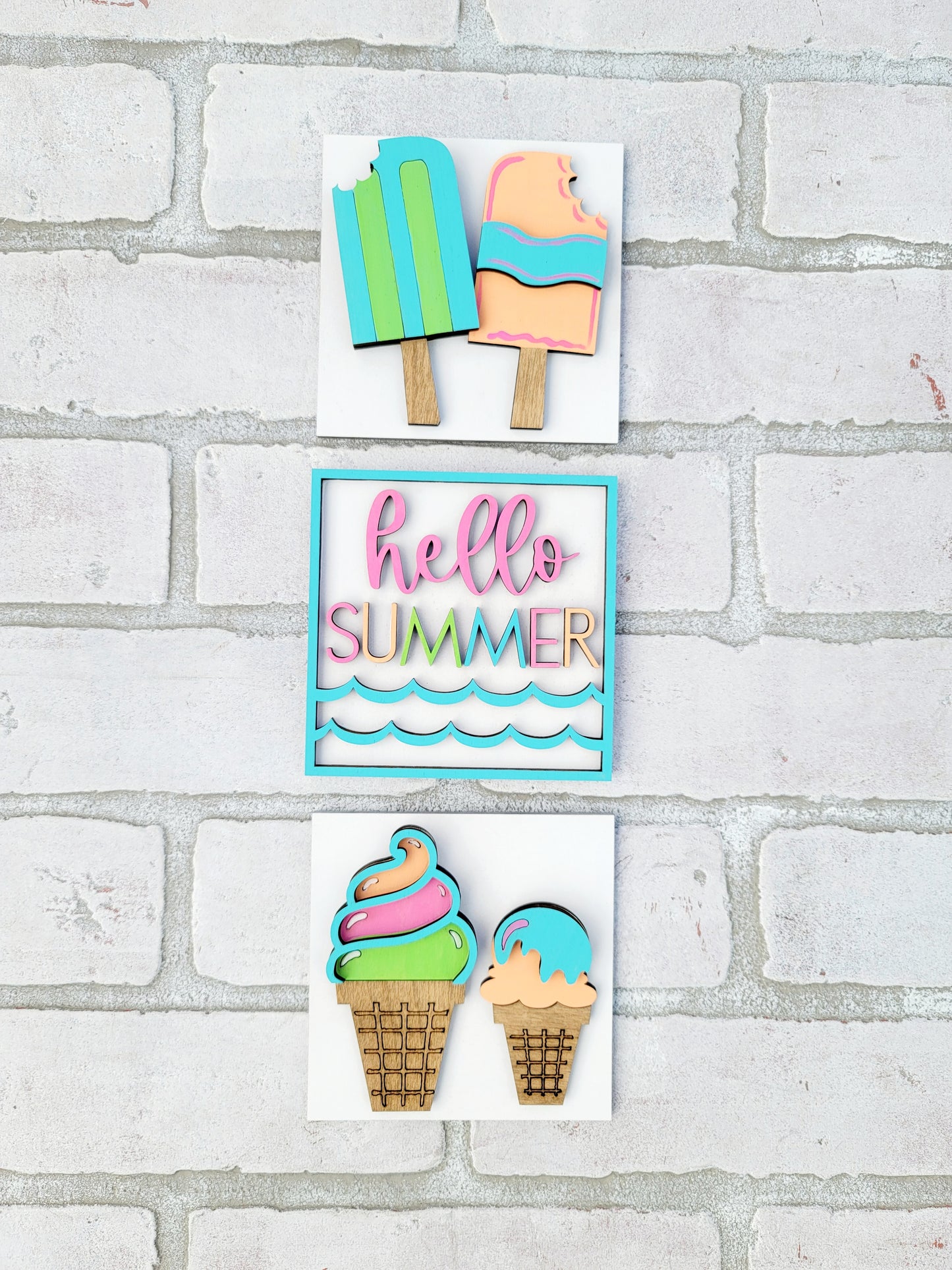 Ice Cream- Set of 3