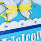 Welcome Lemon Door Hanger