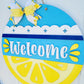 Welcome Lemon Door Hanger