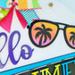 Hello Summer Sunglasses Door Hanger