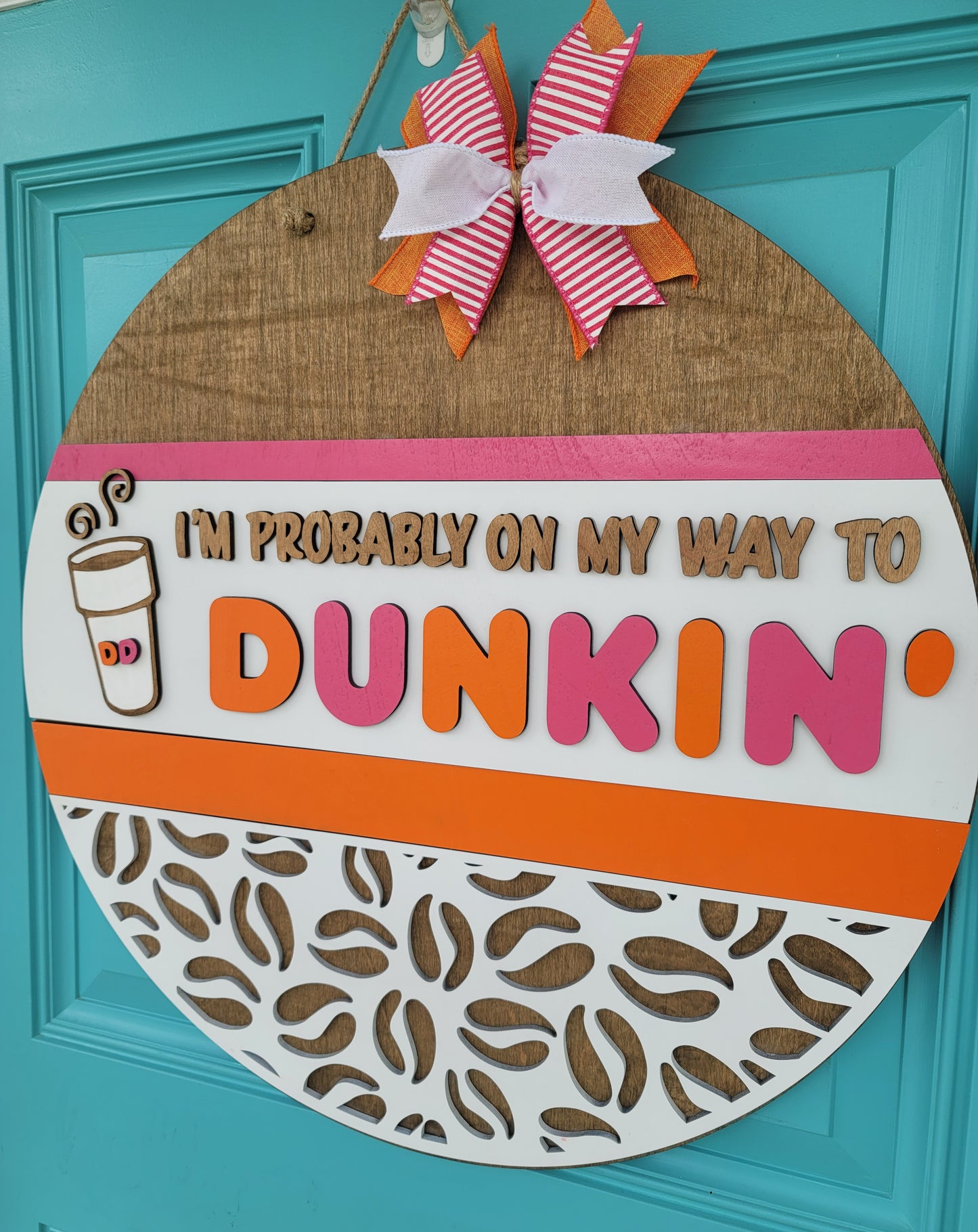 Dunkin' Door Hanger